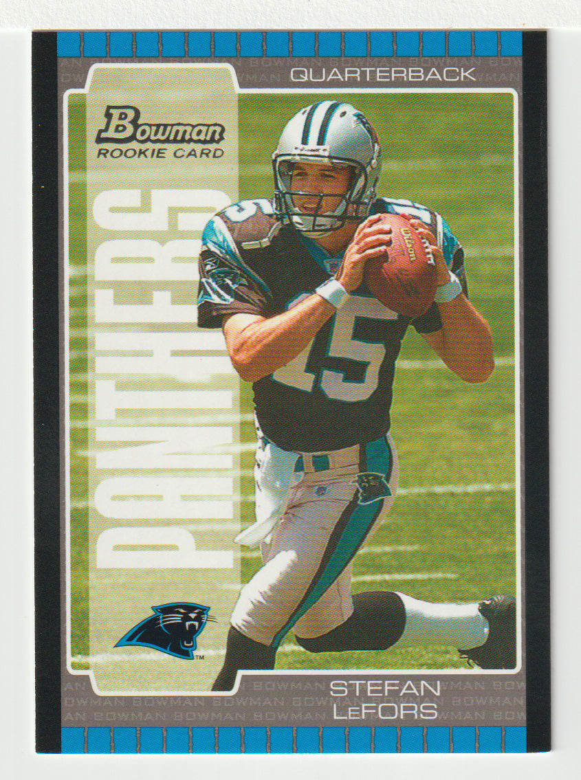 Stefan LeFors RC - Carolina Panthers (NFL Football Card) 2005 Bowman # 121 Mint