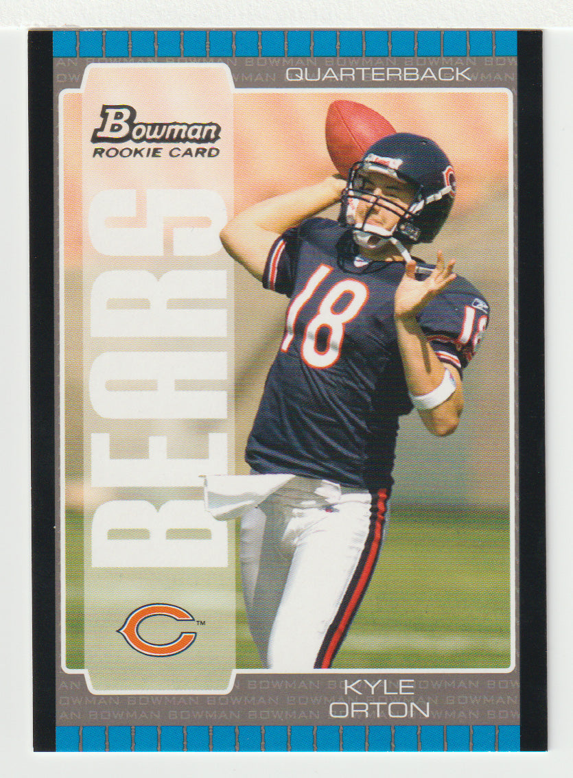 Kyle Orton RC - Chicago Bears (NFL Football Card) 2005 Bowman # 123 Mint