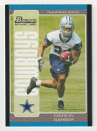Marion Barber RC - Dallas Cowboys (NFL Football Card) 2005 Bowman # 124 Mint