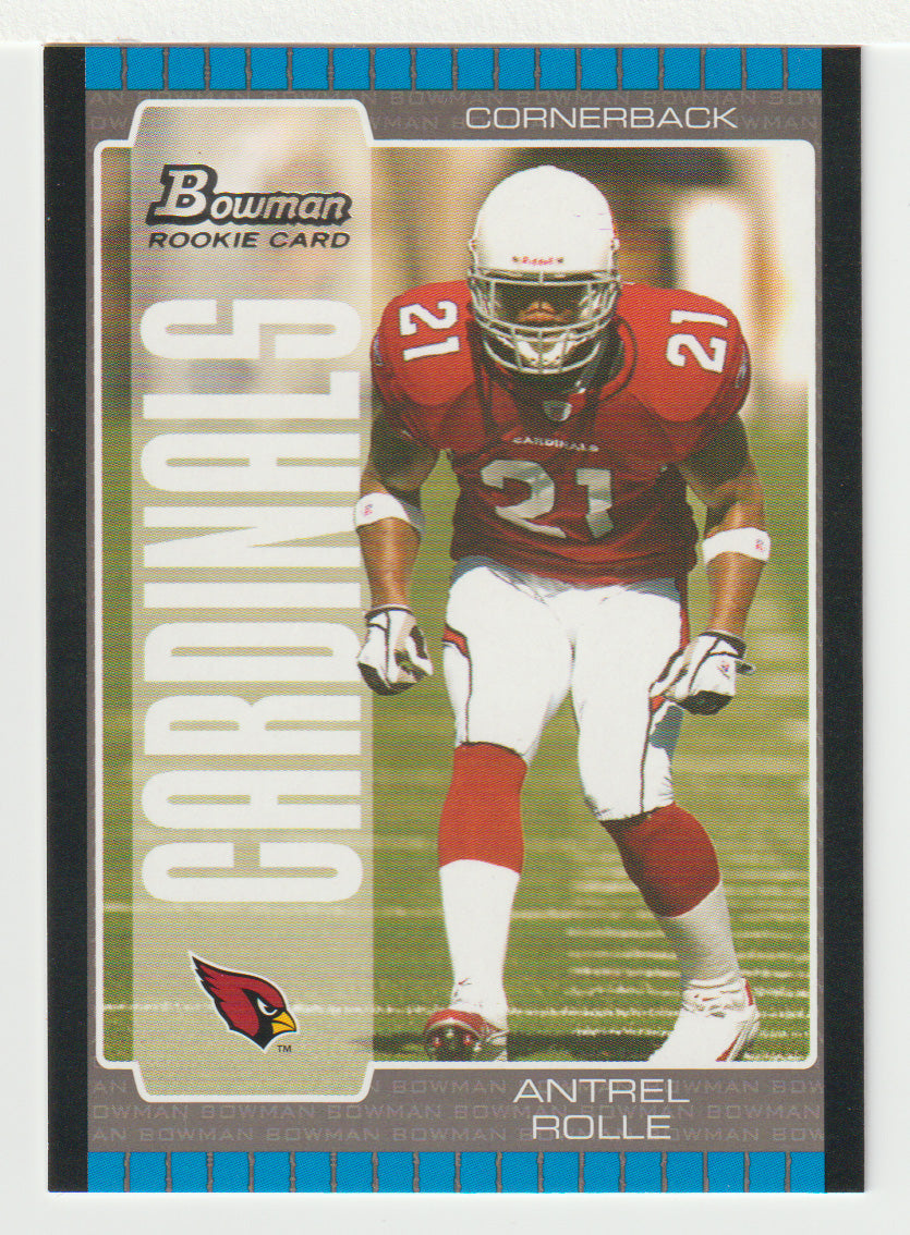 Antrel Rolle RC - Arizona Cardinals (NFL Football Card) 2005 Bowman # 127 Mint