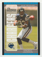 Vincent Jackson RC - San Diego Chargers (NFL Football Card) 2005 Bowman # 136 Mint