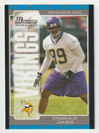 Erasmus James RC - Minnesota Vikings (NFL Football Card) 2005 Bowman # 137 Mint