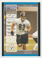 Heath Miller RC - Pittsburgh Steelers (NFL Football Card) 2005 Bowman # 140 Mint