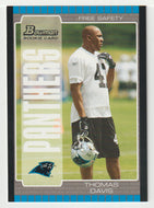 Thomas Davis RC - Carolina Panthers (NFL Football Card) 2005 Bowman # 146 Mint