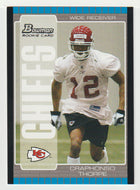 Craphonso Thorpe RC - Kansas City Chiefs (NFL Football Card) 2005 Bowman # 153 Mint