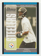 Fred Gibson RC - Pittsburgh Steelers (NFL Football Card) 2005 Bowman # 157 Mint