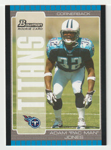Adam 'Pac Man" Jones RC - Tennessee Titans (NFL Football Card) 2005 Bowman # 160 Mint