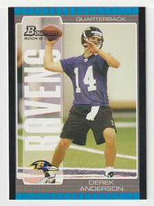 Derek Anderson RC - Baltimore Ravens (NFL Football Card) 2005 Bowman # 164 Mint