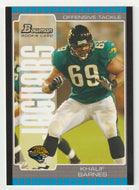 Khalif Barnes RC - Jacksonville Jaguars (NFL Football Card) 2005 Bowman # 168 Mint