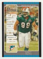 Matt Roth RC - Miami Dolphins (NFL Football Card) 2005 Bowman # 169 Mint
