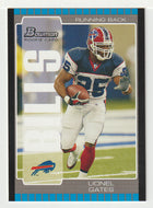 Lionel Gates RC - Buffalo Bills (NFL Football Card) 2005 Bowman # 170 Mint