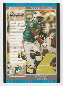 Kay-Jay Harris RC - Miami Dolphins (NFL Football Card) 2005 Bowman # 181 Mint