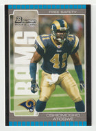 Oshiomogho Atogwe RC - St. Louis Rams (NFL Football Card) 2005 Bowman # 195 Mint