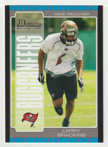 Larry Brackins RC - Tampa Bay Buccaneers (NFL Football Card) 2005 Bowman # 196 Mint