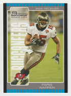 Paris Warren RC - Tampa Bay Buccaneers (NFL Football Card) 2005 Bowman # 210 Mint