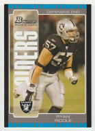 Ryan Riddle RC - Oakland Raiders (NFL Football Card) 2005 Bowman # 216 Mint