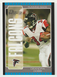 Deandra Cobb RC - Atlanta Falcons (NFL Football Card) 2005 Bowman # 218 Mint