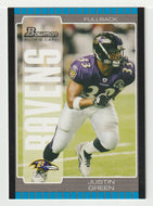 Justin Green RC - Baltimore Ravens (NFL Football Card) 2005 Bowman # 223 Mint