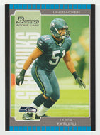 Lofa Tatupu RC - Seattle Seahawks (NFL Football Card) 2005 Bowman # 230 Mint
