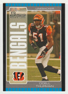Odell Thurman RC - Cincinnati Bengals (NFL Football Card) 2005 Bowman # 242 Mint