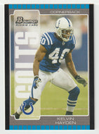 Kelvin Hayden RC - Indianapolis Colts (NFL Football Card) 2005 Bowman # 243 Mint