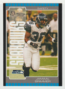 Jamaal Brimmer RC - Seattle Seahawks (NFL Football Card) 2005 Bowman # 244 Mint