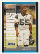 Chris Spencer RC - Seattle Seahawks (NFL Football Card) 2005 Bowman # 247 Mint