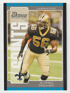 Alfred Fincher RC - New Orleans Saints (NFL Football Card) 2005 Bowman # 255 Mint