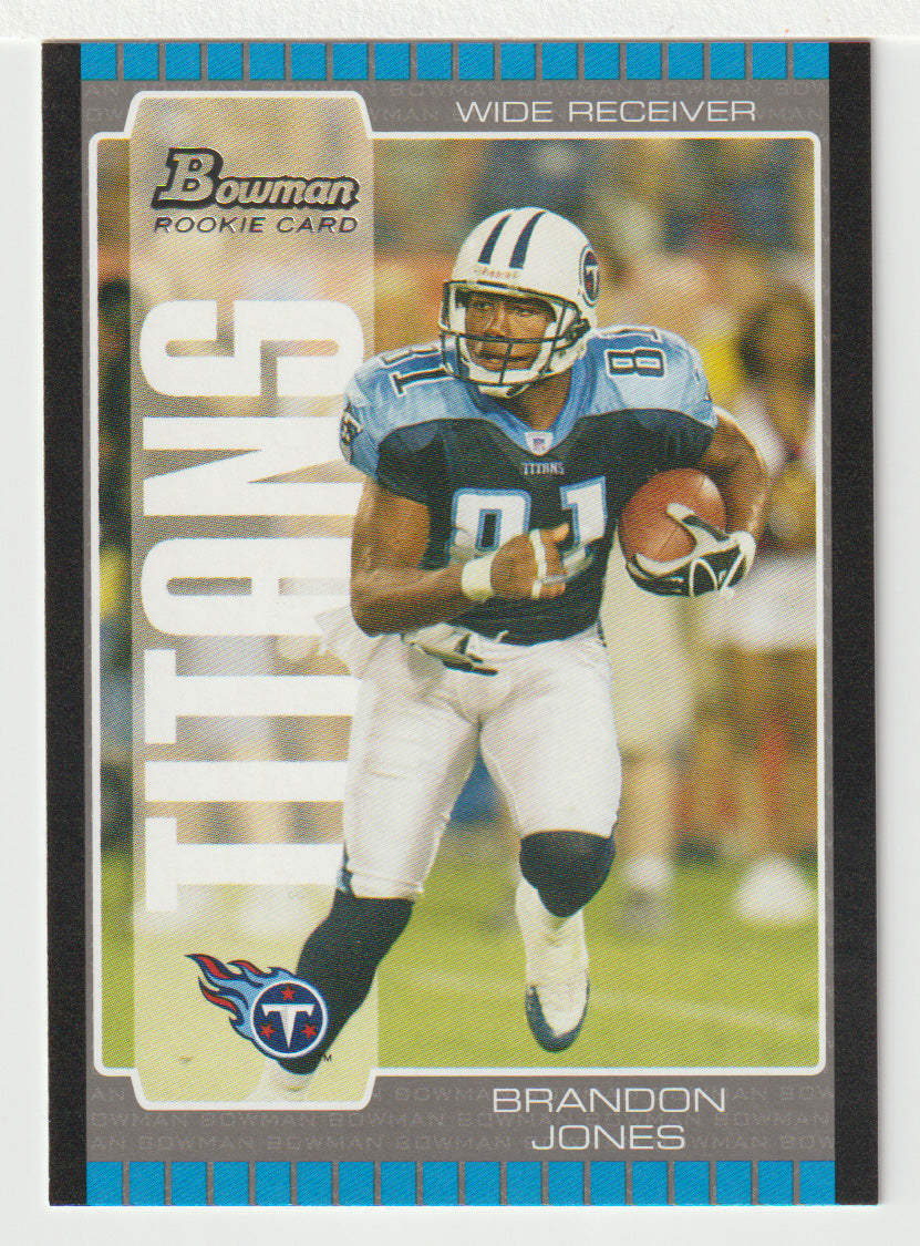 Brandon Jones RC - Tennessee Titans (NFL Football Card) 2005 Bowman # 271 Mint