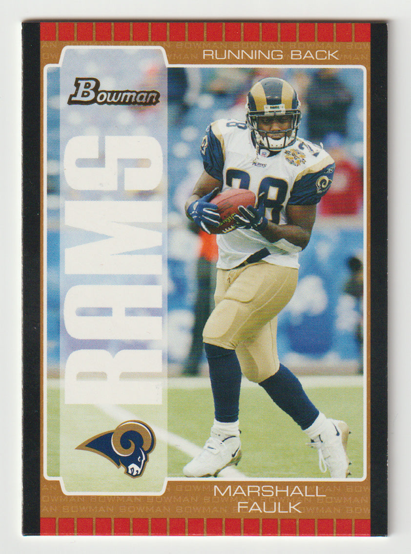 Marshall Faulk - St. Louis Rams - Bronze (NFL Football Card) 2005 Bowman # 25 Mint