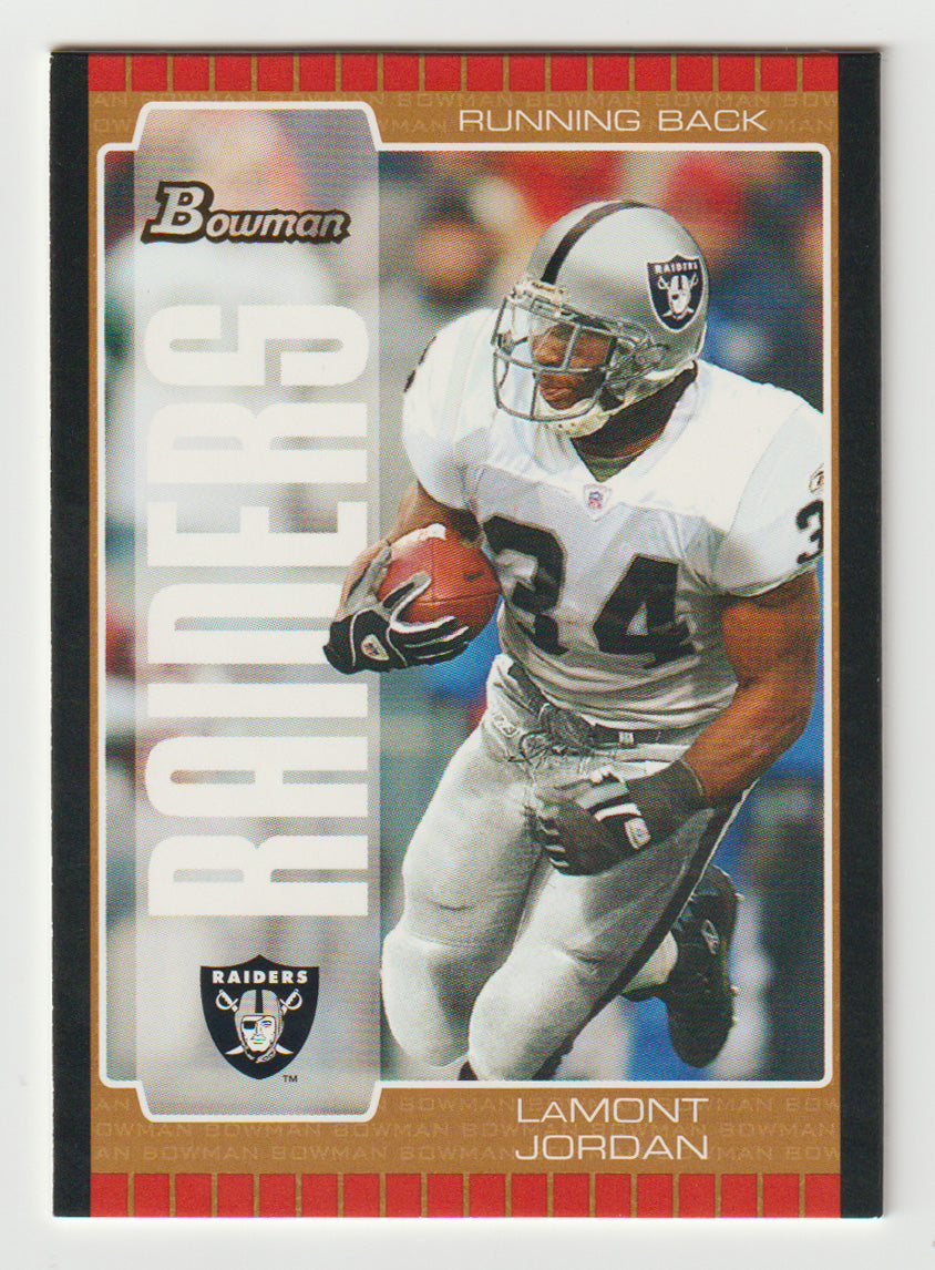 LaMont Jordan - Oakland Raiders - Bronze (NFL Football Card) 2005 Bowman # 26 Mint