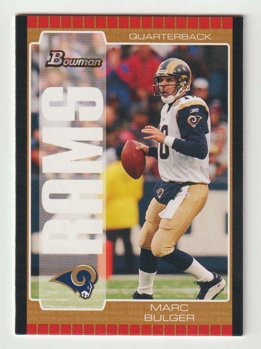 Marc Bulger - St. Louis Rams - Bronze (NFL Football Card) 2005 Bowman # 61 Mint