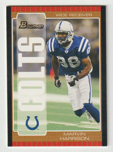 Marvin Harrison - Indianapolis Colts - Bronze (NFL Football Card) 2005 Bowman # 102 Mint