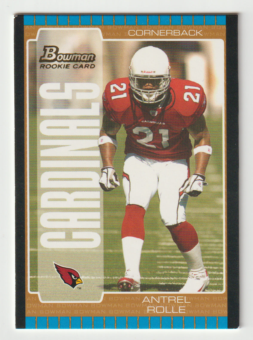 Antrel Rolle - Arizona Cardinals - Bronze (NFL Football Card) 2005 Bowman # 127 Mint