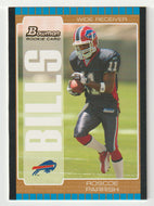 Roscoe Parrish - Buffalo Bills - Bronze (NFL Football Card) 2005 Bowman # 138 Mint