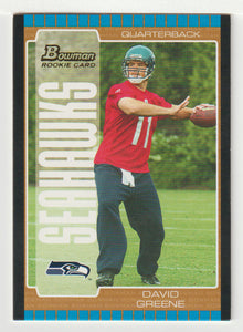 David Greene - Seattle Seahawks - Bronze (NFL Football Card) 2005 Bowman # 161 Mint