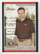 Mike Nolan 108/200 - San Francisco 49ers - Coach - Silver (NFL Football Card) 2005 Bowman # 34 Mint