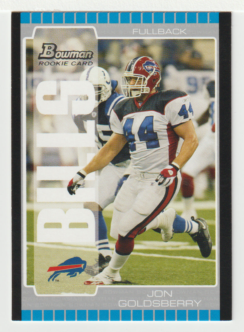 Jon Goldsberry 18/200  - Buffalo Bills - Silver (NFL Football Card) 2005 Bowman # 240 Mint