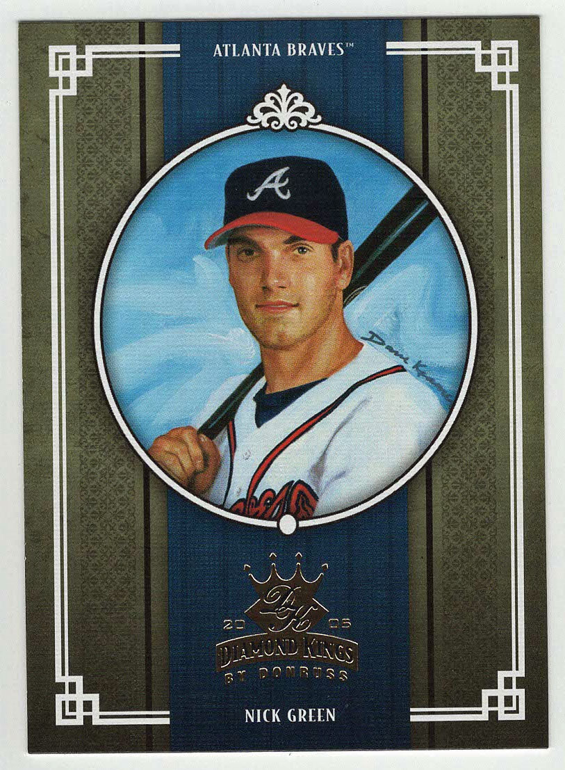 Nick Green - Atlanta Braves (MLB Baseball Card) 2005 Donruss Diamond Kings # 26 Mint