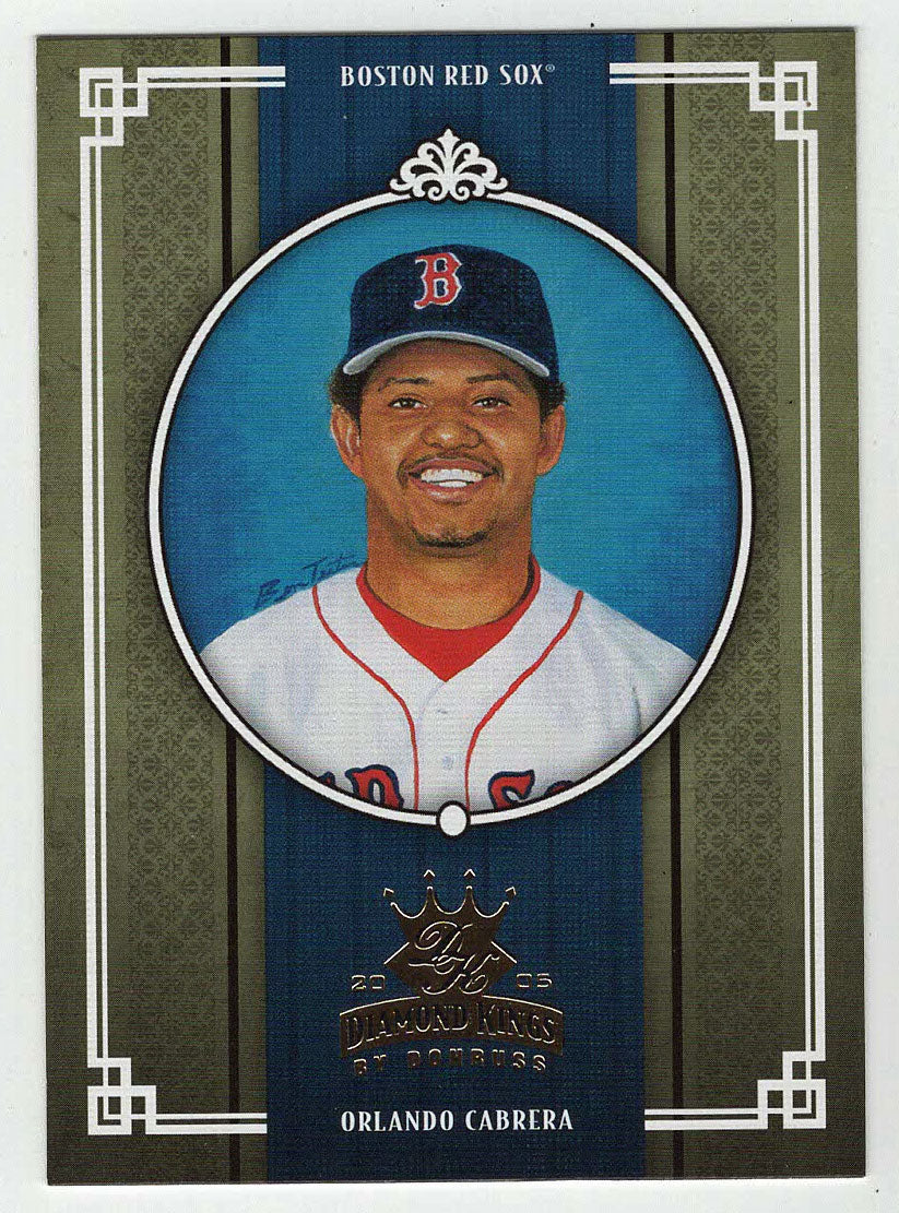 Orlando Cabrera - Boston Red Sox (MLB Baseball Card) 2005 Donruss Diamond Kings # 44 Mint