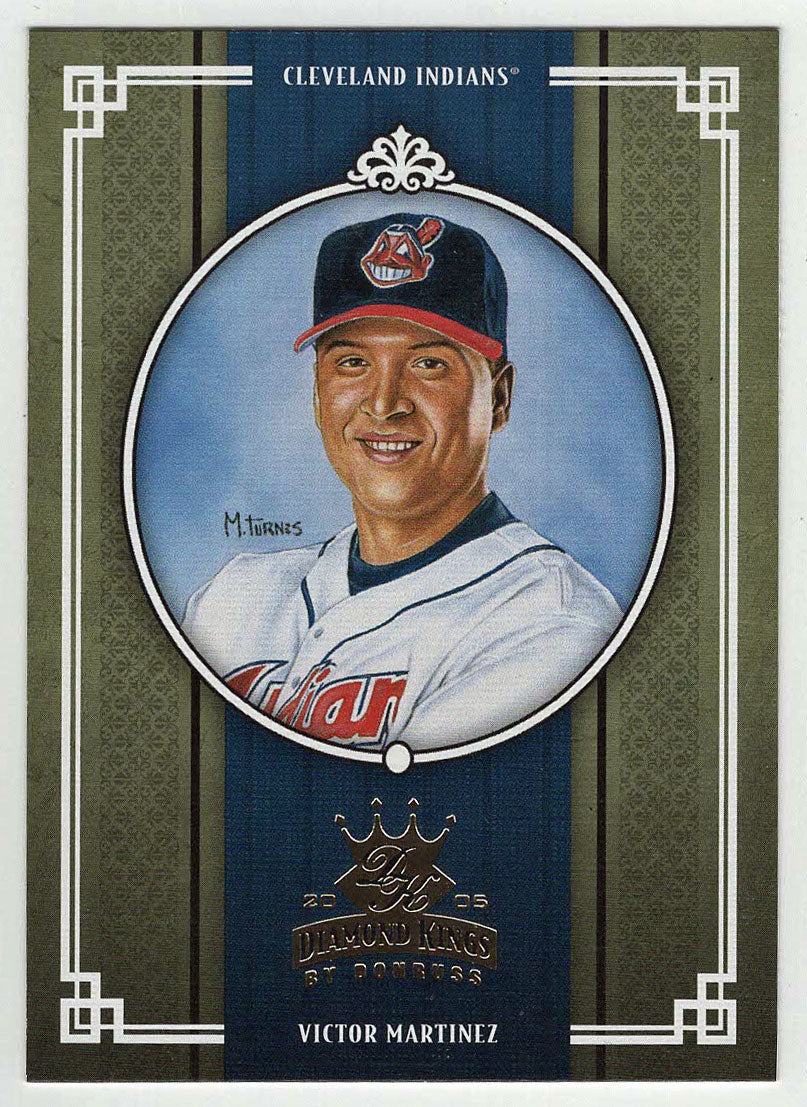 Victor Martinez - Cleveland Indians (MLB Baseball Card) 2005 Donruss Diamond Kings # 79 Mint
