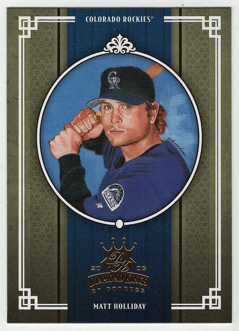 Matt Holliday - Colorado Rockies (MLB Baseball Card) 2005 Donruss Diamond Kings # 86 Mint