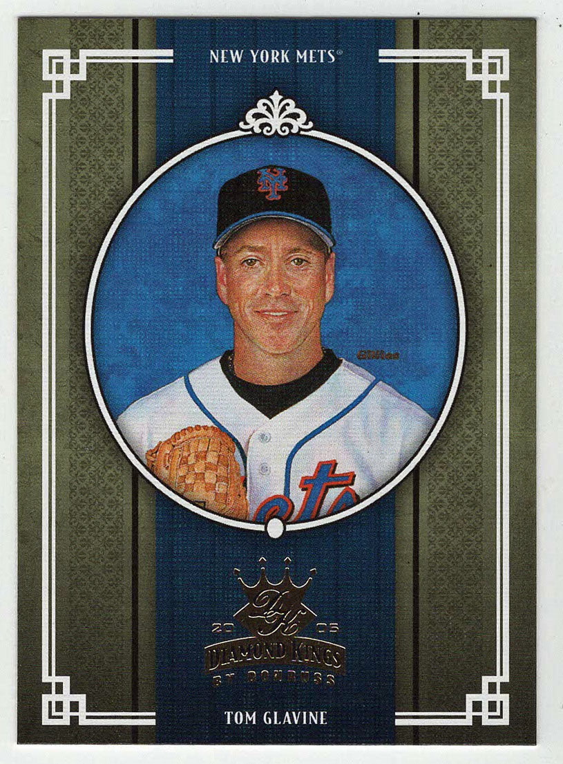 Tom Glavine - New York Mets (MLB Baseball Card) 2005 Donruss Diamond Kings # 141 Mint