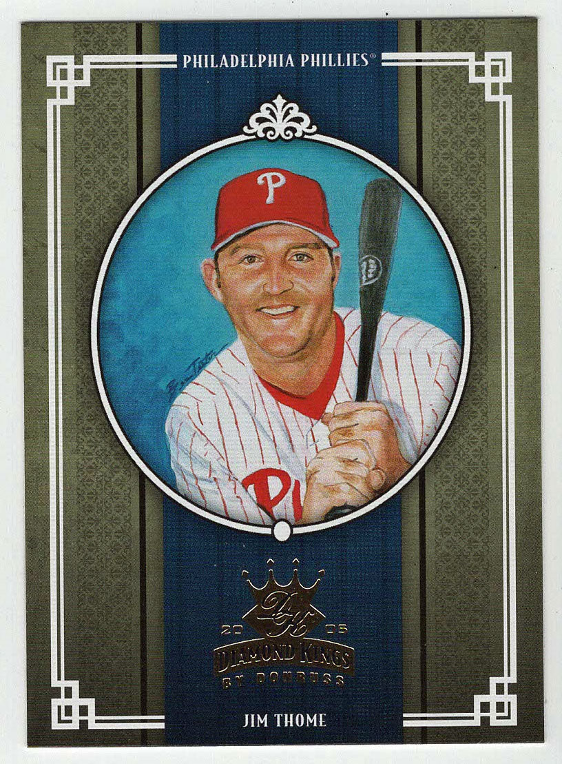 Jim Thome - Philadelphia Phillies (MLB Baseball Card) 2005 Donruss Diamond Kings # 171 Mint