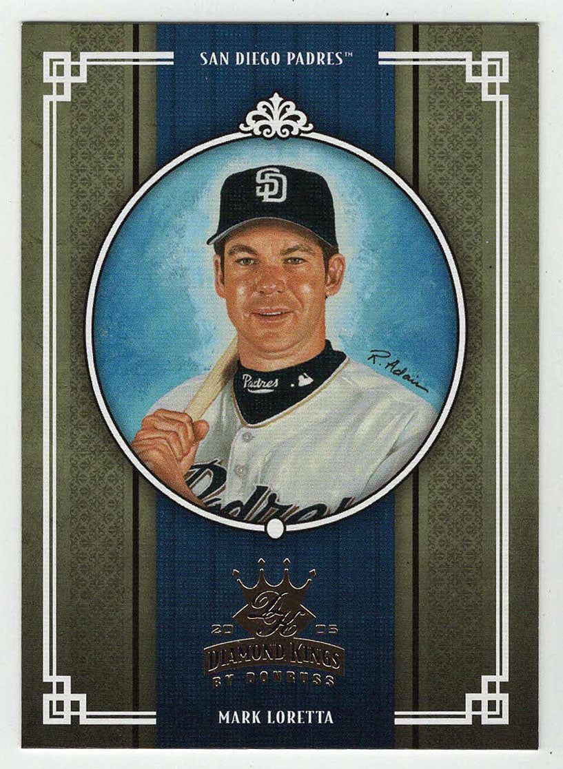 Mark Loretta - San Diego Padres (MLB Baseball Card) 2005 Donruss Diamond Kings # 191 Mint
