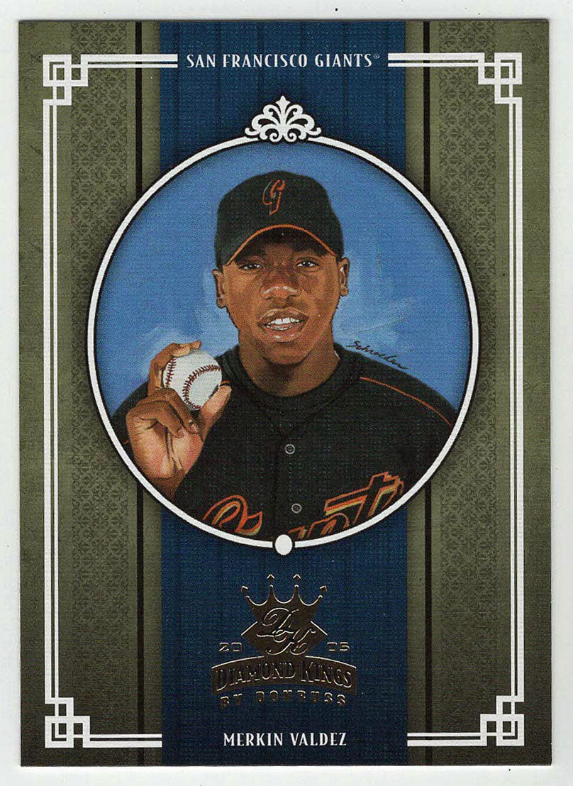 Merkin Valdez - San Francisco Giants (MLB Baseball Card) 2005 Donruss Diamond Kings # 198 Mint