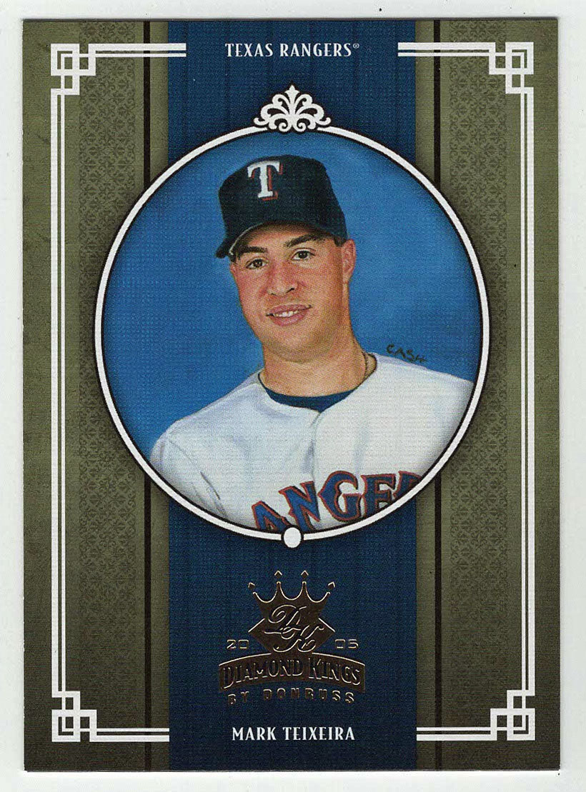 Mark Teixeira - Texas Rangers (MLB Baseball Card) 2005 Donruss Diamond Kings # 229 Mint