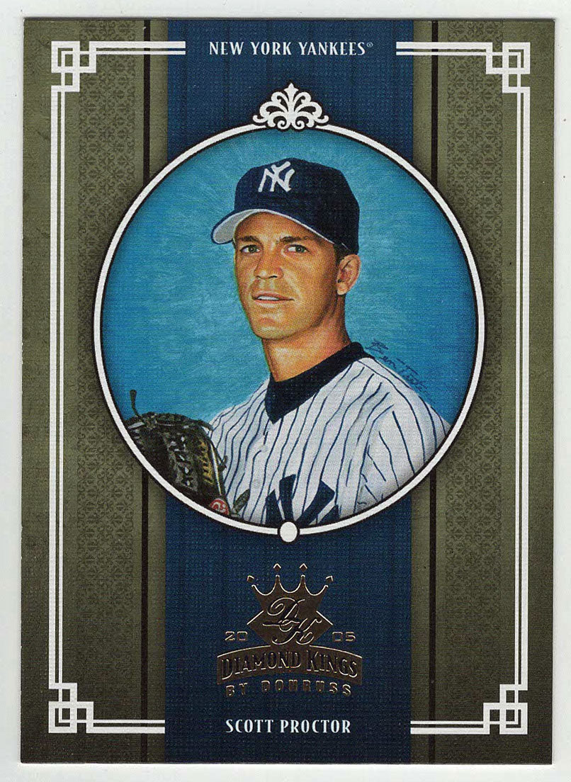 Scott Proctor - New York Yankees (MLB Baseball Card) 2005 Donruss Diamond Kings # 257 Mint