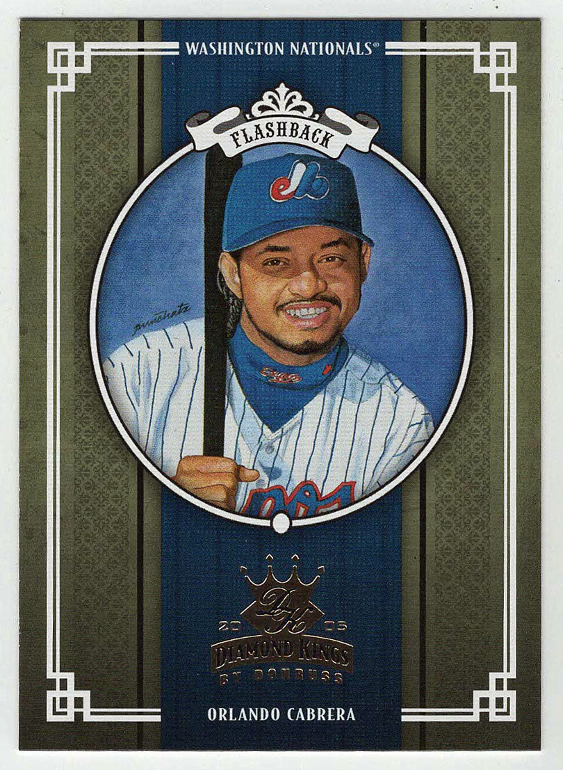 Orlando Cabrera - Montreal Expos (MLB Baseball Card) 2005 Donruss Diamond Kings # 272 Mint