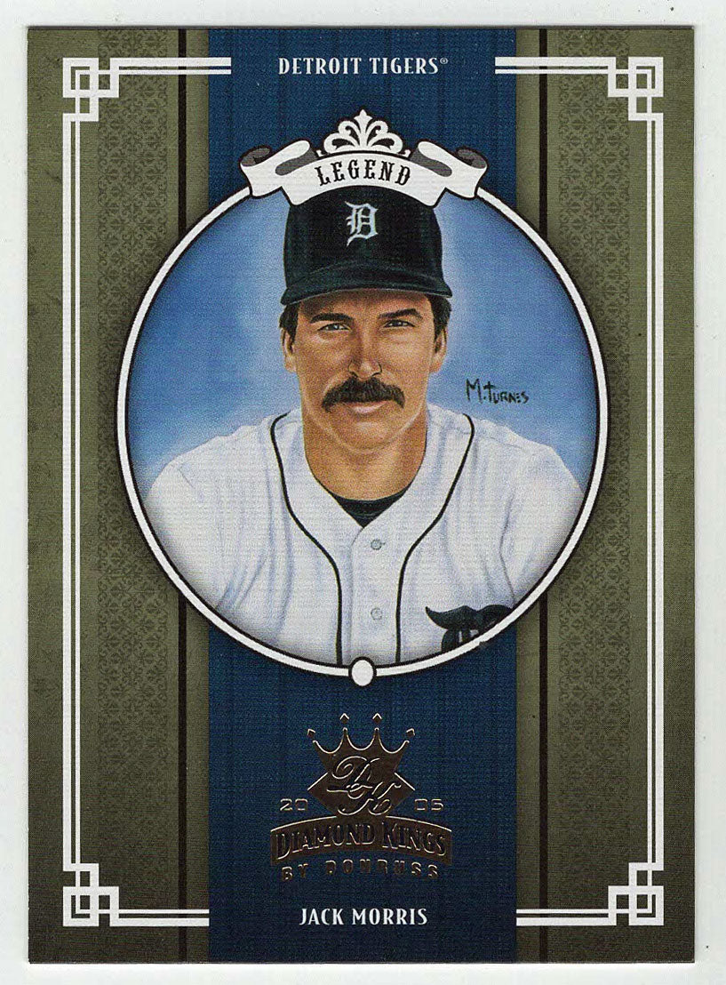 Jack Morris - Detroit Tigers (MLB Baseball Card) 2005 Donruss Diamond Kings # 286 Mint